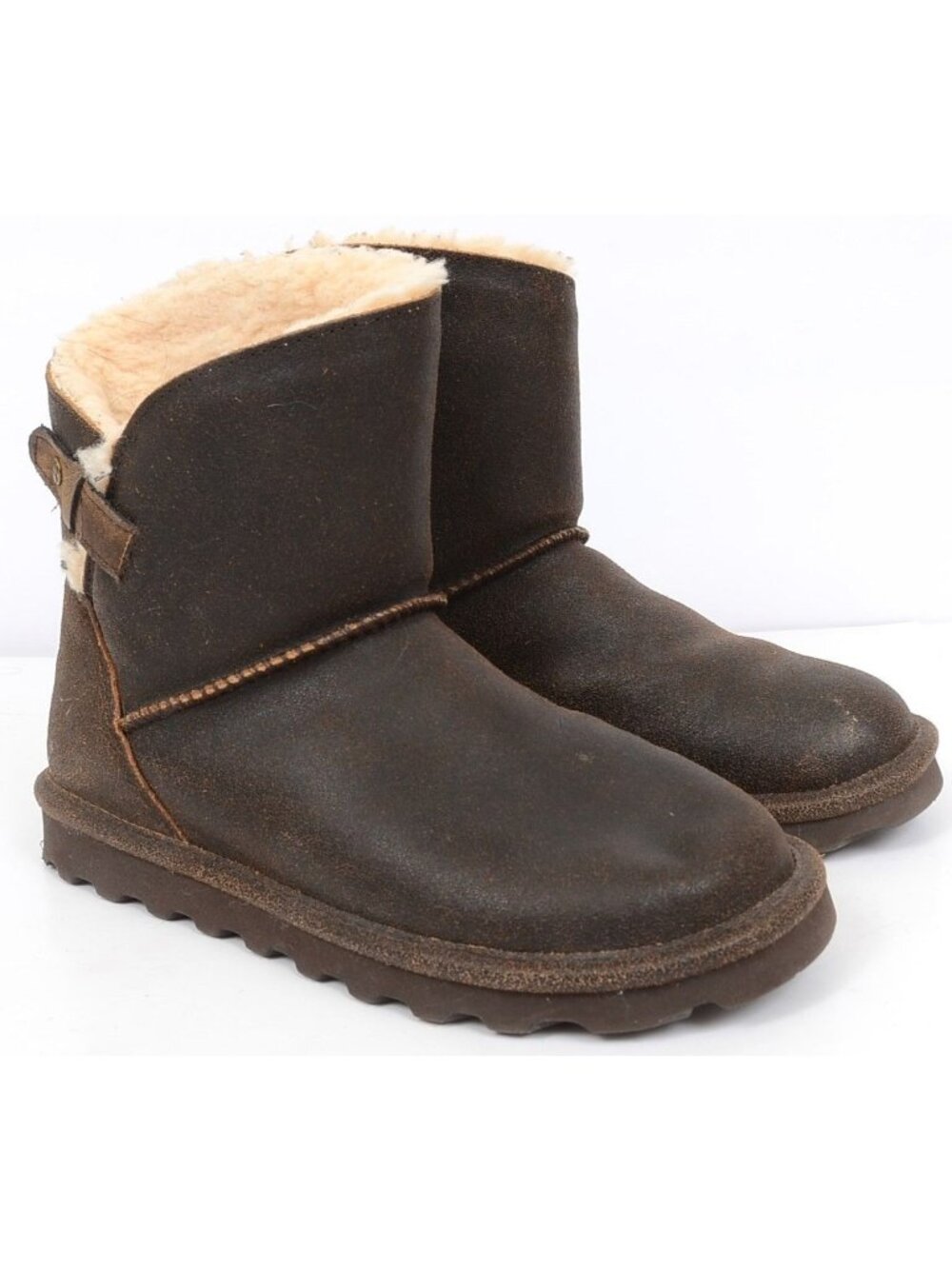 Bearpaw Margaery Women's 8 Cow Suede Wool Lining Boot NeverWet Technology Winter